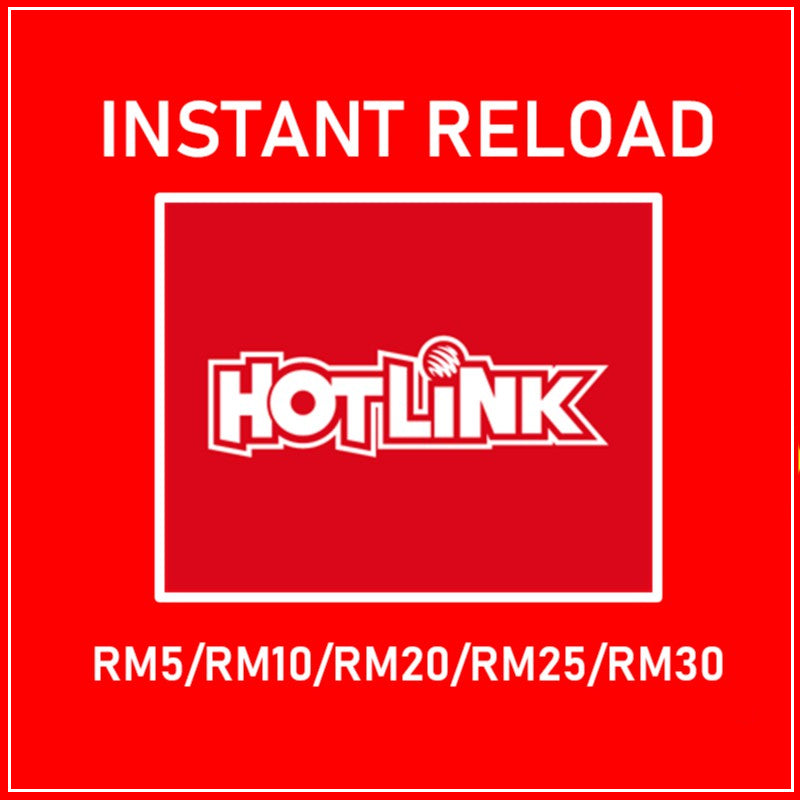 Malaysia Maxis/Hotlink Topup Reload eLoad