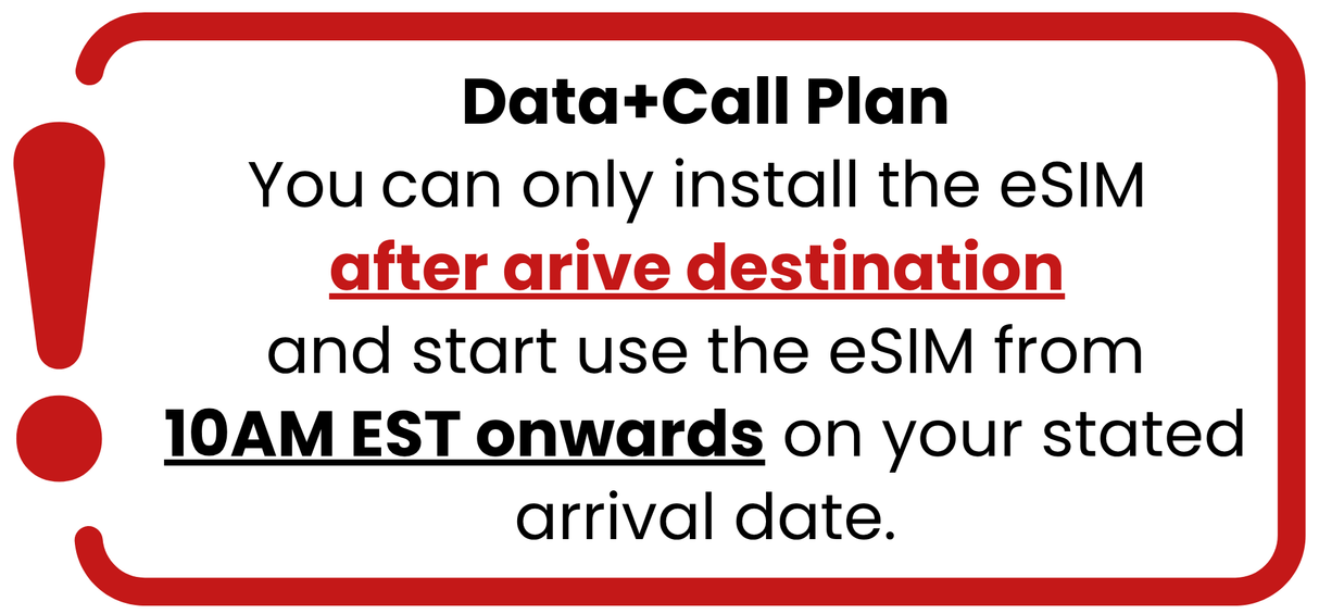 ICC eSIM - North America (USA, Canada,Mexico) 7-90 Days Data│Unlimited* 5G Data + Locall Call/Int'l Call│ North America