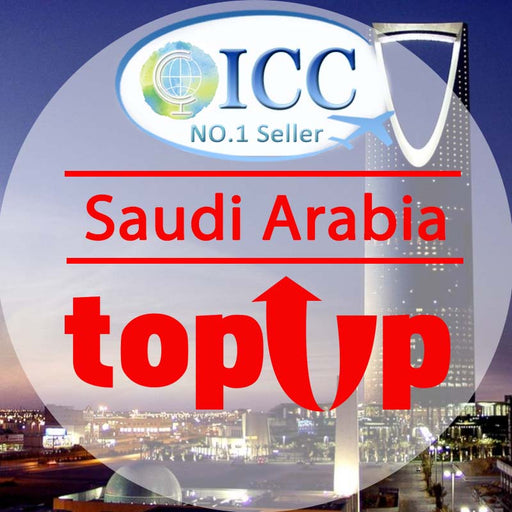 ICC-Top Up- Saudi Arabia 5-30 Days Unlimited Data