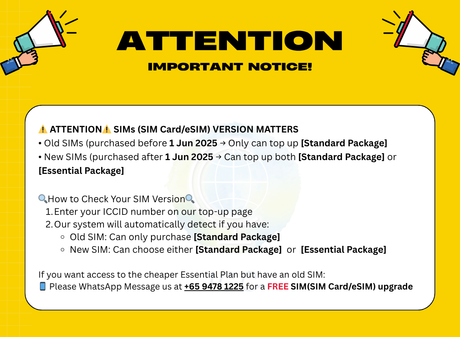 ICC-Top Up- China Mainland 1-30 Days Unlimited Data (China Mobile Network)