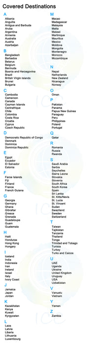 ICC SIM Card - Global 1-30 Days Unlimited Data
