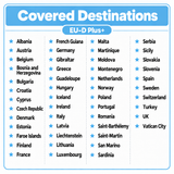 ICC SIM Card - Europe (EU-D+) 1-30 Days Unlimited Data (Daily Data Plan)- Include Turkey/Balkans*