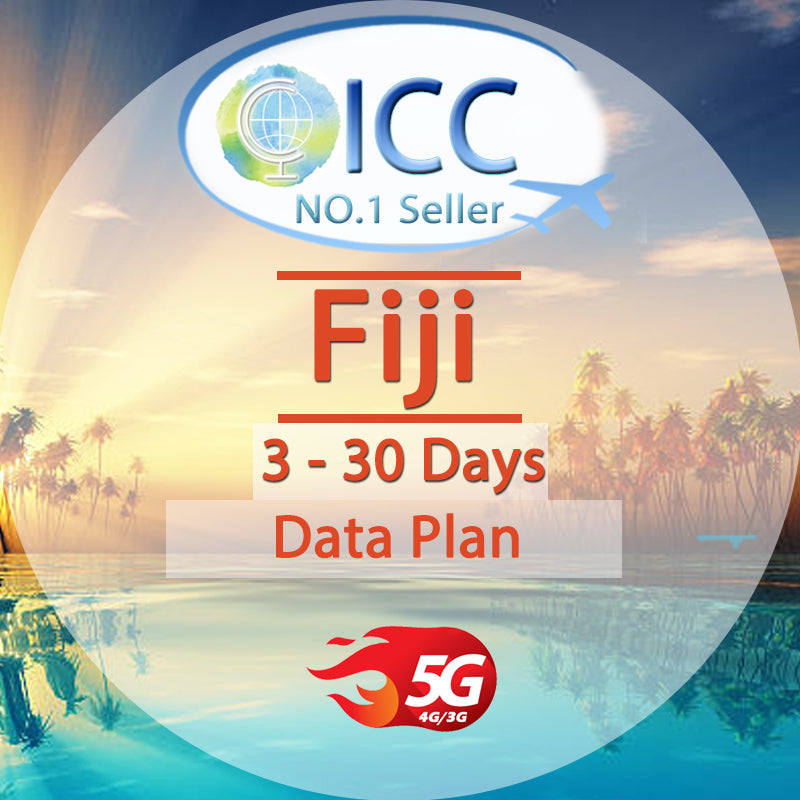 ICC SIM Card- Fiji 3-30 Days Data SIM