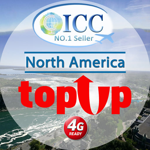 ICC-Top Up- North America 7- 30 Days Unlimited Data