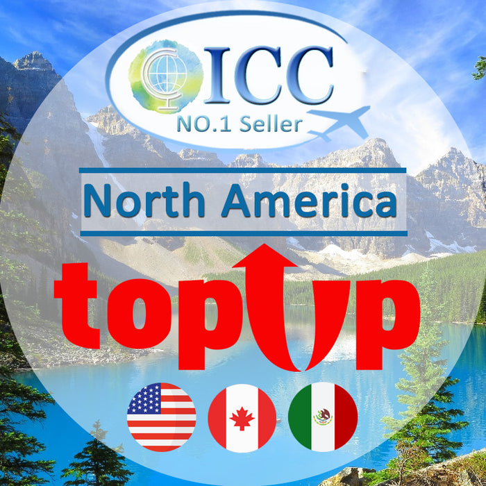 ICC-Top Up-North America 30 Days Unlimited* 5G/4G Data + Call - T-Mobile