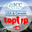 ICC-Top Up- USA & Canada 7- 30 Days Unlimited Data