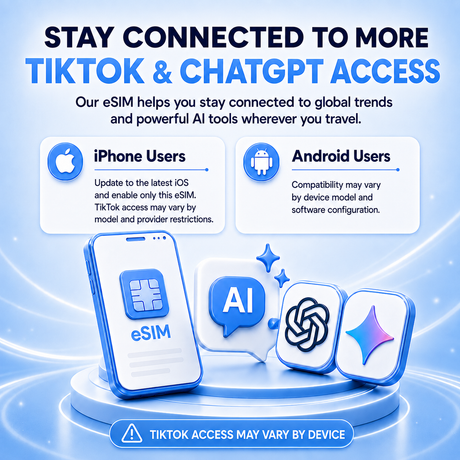 ICC eSIM - Europe (EU-D+) 1-30 Days Unlimited Data - Include Turkey/Balkans*