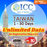 ICC eSIM Taiwan 1-30 Days Unlimited Data| NO Registration Required| Daily Data| Unlimited 5G/4G Data