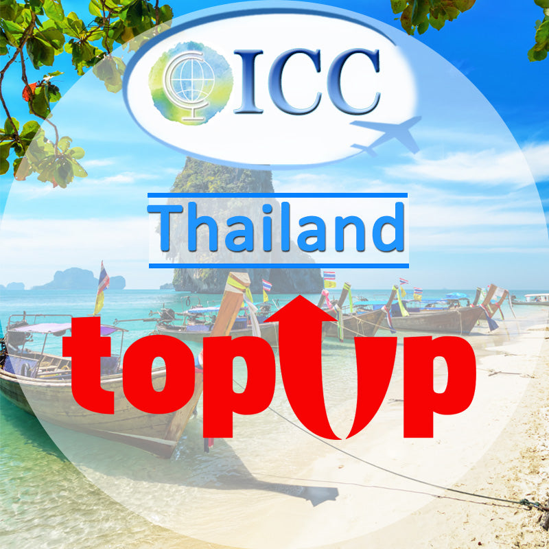 ICC- Top Up- Thailand 1-30 Days Unlimited Data (Total High Speed Data)| Calendar Days Package