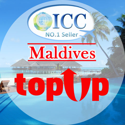 ICC-Top Up- Maldives 1- 30 Days Data| No Daily Limit