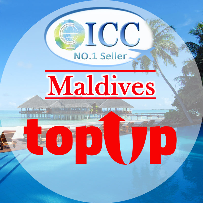 ICC-Top Up- Maldives 1- 30 Days Data| No Daily Limit
