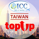 ICC-Top Up- Taiwan 1-30 Days Unlimited Data|Total Data Plan|Unlimited 5G/4G Plan|No Daily Limit|Calendar Days Plan