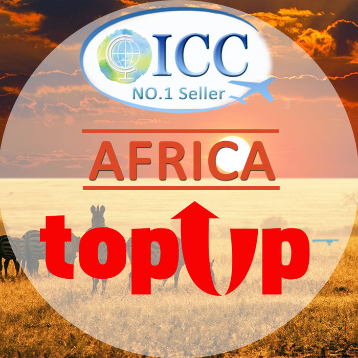 ICC-Top Up- Africa 1- 30 Days Unlimited Data