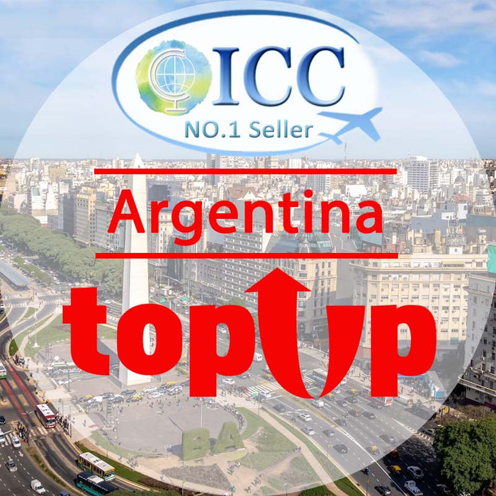 ICC-Top Up- Argentina 1- 30 Days Unlimited Data