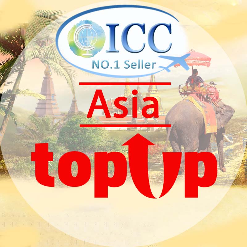 ICC-Top Up- Asia 5- 30 Days Unlimited Data