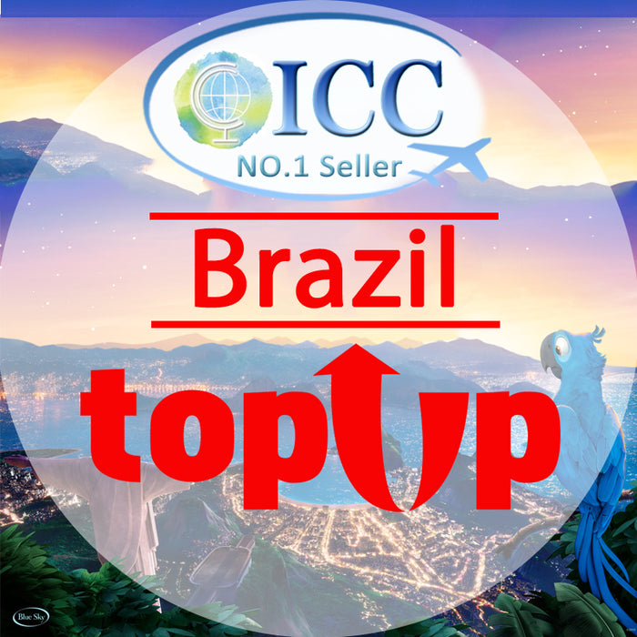 ICC-Top Up- Brazil 1- 30 Days Unlimited Data