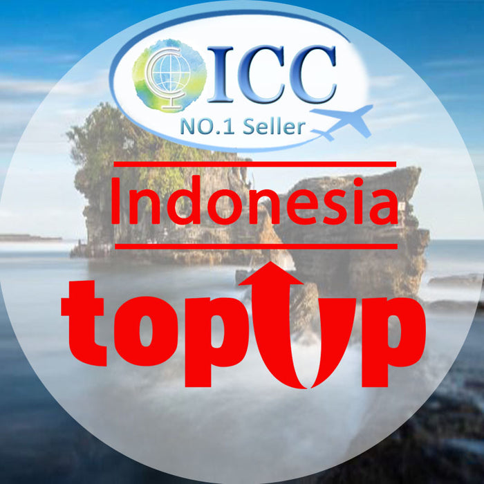 ICC-Top Up- Indonesia 3-10 Days Unlimited Data