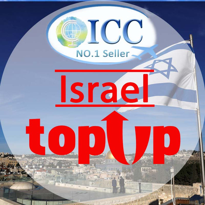 ICC-Top Up- Israel 1- 30 Days Unlimited Data