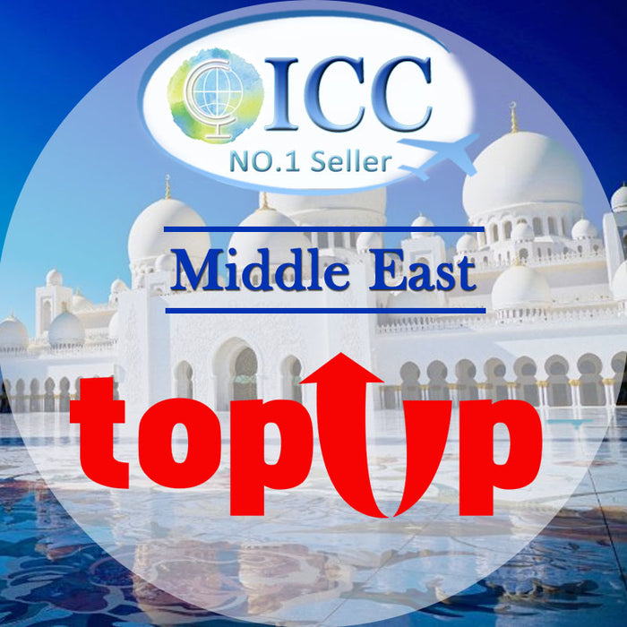 ICC-Top Up- Middle East 1- 30 Days Unlimited Data