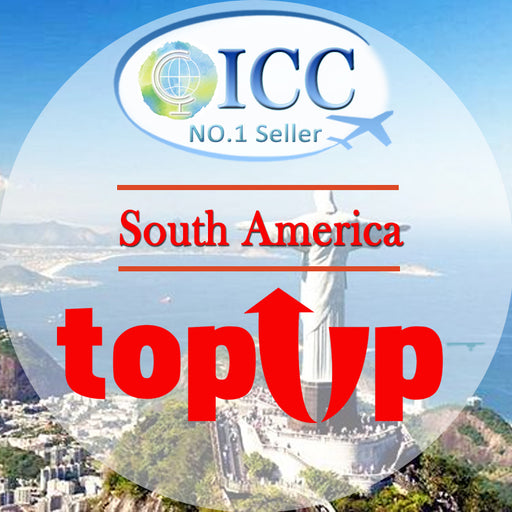 ICC-Top Up- South America 1- 30 Days Unlimited Data