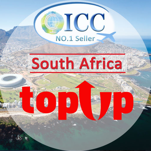 ICC-Top Up- South Africa 1- 30 Days Unlimited Data