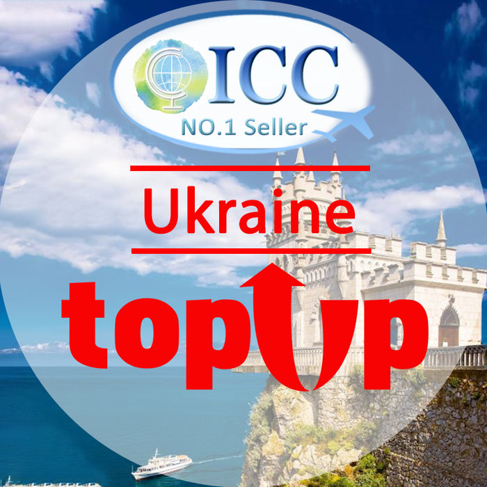 ICC-Top Up- Ukraine 1- 30 Days Unlimited Data
