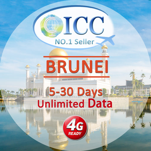 ICC SIM Card - Brunei 5-30 Days Unlimited Data