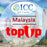 ICC-Top Up- Malaysia 1-30 Days Unlimited Data/ICC Global data sim Top up