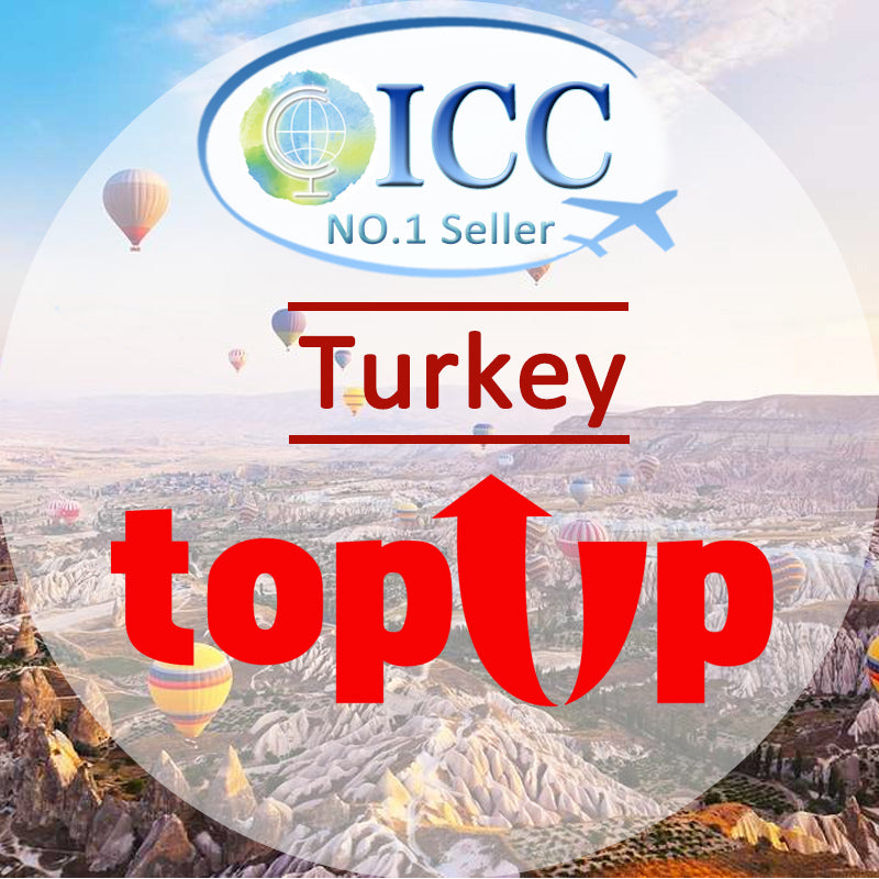 ICC-Top Up- Turkey 1- 30 Days Unlimited Data